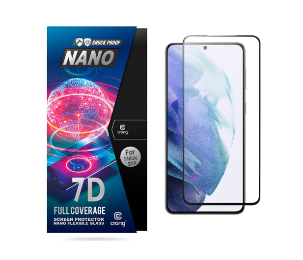 CRONG Szkło Crong 7D Nano Flexible Glass do Samsung Galaxy S21+ # - 1461653 - zdjęcie 2